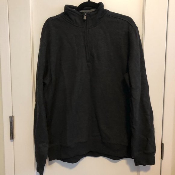 Gray Zip Up Sweater - Picture 1 of 3